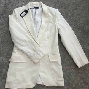 Brand new rag and bone white cream suit jacket blazer women’s size 4